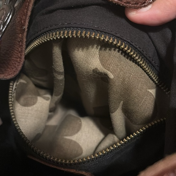 Lucky Brand Pebbled Leather Hobo bag with Braided Strap - Picture 4 of 7